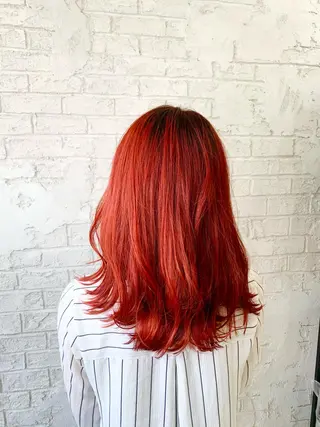 ミディアム ブリーチ特化 ハイトーンRYOYAのヘアスタイル