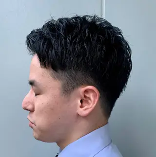 ショート パーマ メンズ 明治神宮前 NANAMIのヘアスタイル