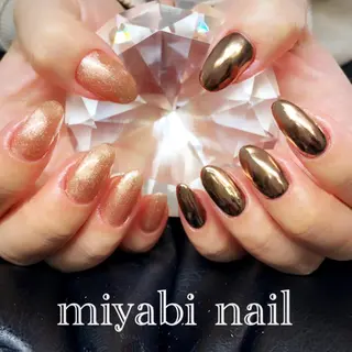 ネイル miyabi nail 桂川駅近くのネイルデザイン