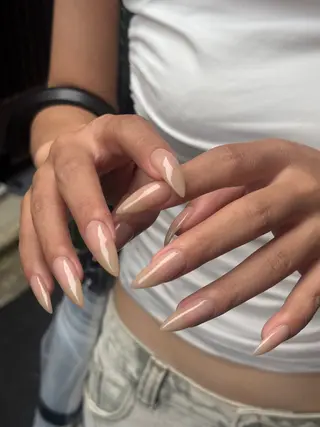 ロング One ♡ YUKINEのネイルデザイン