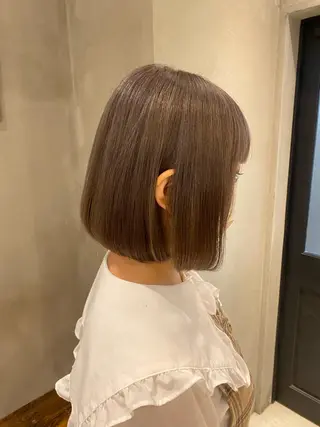 セミロング 新宿/顔周りカット +レイヤー=しずく♩のヘアスタイル