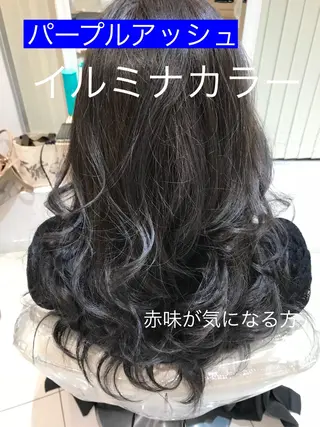 ロング 縮毛矯正/髪質改善 継続する美髪のヘアスタイル