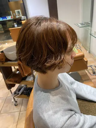 ショート パーマ 🦋 さとりなのヘアスタイル