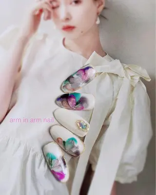 ネイル arm in arm ︎✿Yamamotoのマツエク・マツパデザイン