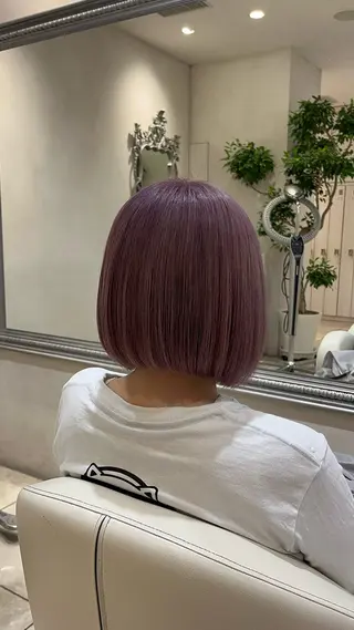 ショート カラー 菅沼 花琳のヘアスタイル