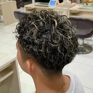 ショート カラー パーマ メンズ ✂︎山﨑 涼太✂︎のヘアスタイル