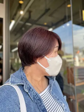 ショート ボブパーマ🧸 /YUNAのヘアスタイル