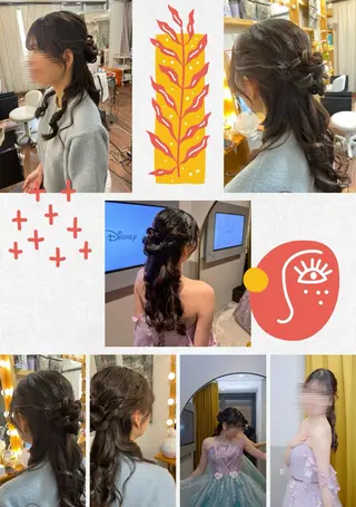 ロング 池谷 久美子のヘアスタイル
