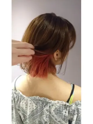 ヘアアレンジ カラー パーマ VALLET博多駅 髪質改善&縮毛矯正のヘアスタイル