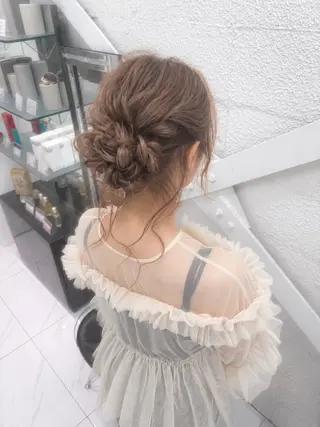 ヘアアレンジ 🎀ゆづき🫧 透明感/アレンジ💝のヘアスタイル