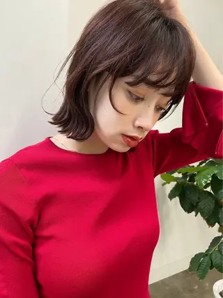 ショート カラー 夢 菜のヘアスタイル