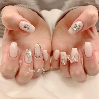 セミロング ネイルJaol 池袋のネイルデザイン