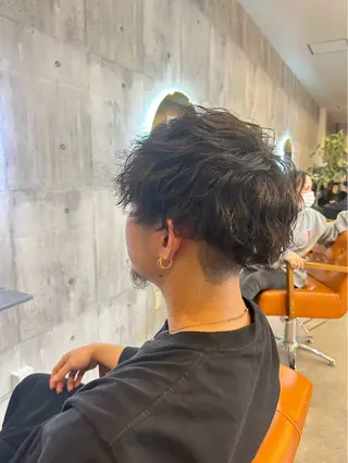 パーマ メンズ 立山 綾華のヘアスタイル