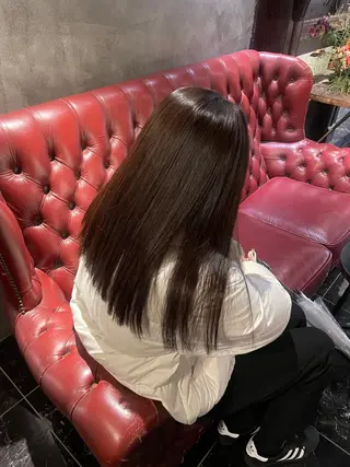 ロング カラー パーマ ヘアアレンジ くびれレイヤー/艶 カラー　MADOKAのヘアスタイル