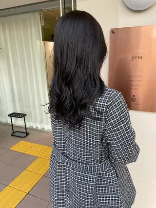 セミロング 千原 海颯のヘアスタイル