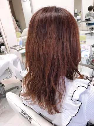 セミロング 阿部 美咲のヘアスタイル