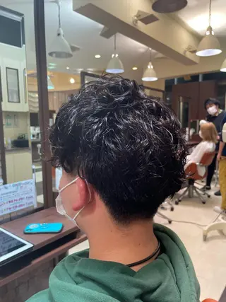 パーマ メンズ 成田で1番お悩み解決 の髪へ導くみつきのヘアスタイル