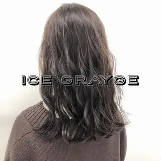 セミロング カラー パーマ ヘアアレンジ メンズ キッズ ネイル マツエク・マツパ 上品＆韓国風 🥀海心🥀のヘアスタイル