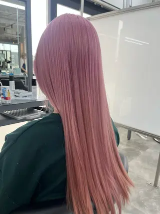 ロング 水戸/ブリーチカラー 中山りくのヘアスタイル