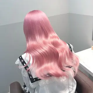 ロング カラー ヘアアレンジ メンズ ブリーチの髪様 MASATOのヘアスタイル