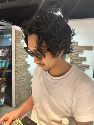 パーマ メンズ メンズパーマ 次元のヘアスタイル