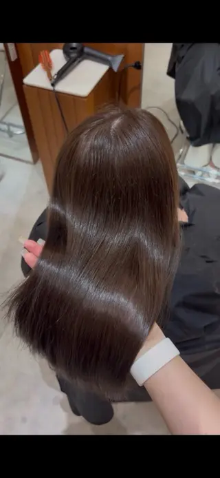 ロング カラー 透明感カラー 渋谷美容師みひろのヘアスタイル