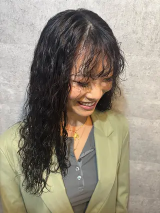 パーマ 内藤 暖 La luna大宮のヘアスタイル