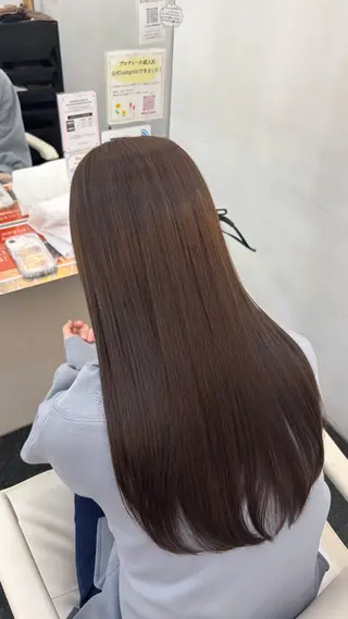 ロング カラー ダブルカラー× 透明感🦋まい🍀のヘアスタイル