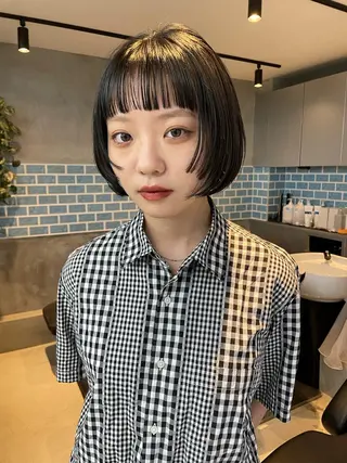 ショート カラー 👑ボブはお任せ ミヤノ👑のヘアスタイル