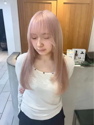 カラー 🩵ASAHI🐷 モデル募集中のヘアスタイル