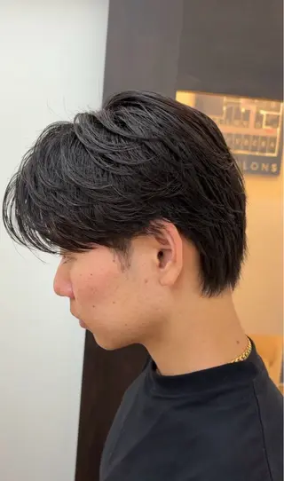 ショート パーマ メンズ メンズパーマ×カラー ×新宿　　裕世のヘアスタイル