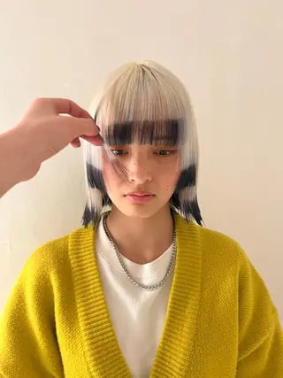 ミディアム Ravo 西村 優花のヘアスタイル