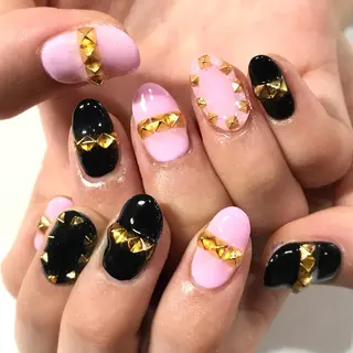 ネイル 渋谷／チップ長さ出し 👑アプレgel-xのネイルデザイン