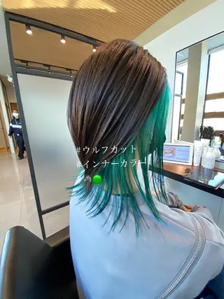 ミディアム カラー 宍戸 海斗のヘアスタイル