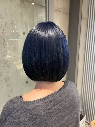 ミディアム カラー ヘアアレンジ 💥ボブ/艶髪/ 透明感カラー/陸人のヘアスタイル