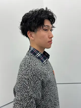 ショート パーマ メンズ 🉐メンズヘア特化 men's/ケンイチのヘアスタイル