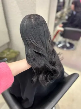 ロング カラー 渋谷/原宿♡PELE 縮毛矯正/ストレートのヘアスタイル