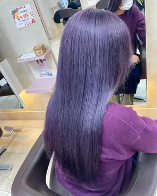 ロング 前田 菜奈子のヘアスタイル