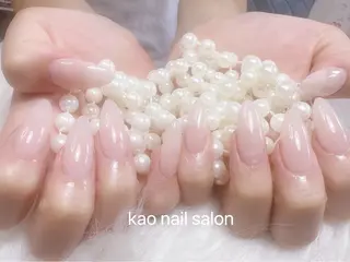 ネイル kao nail マグネット/長さだしのネイルデザイン