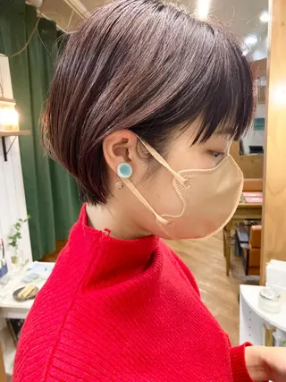 ショート カラー Hareru 豊田 修廣のヘアスタイル