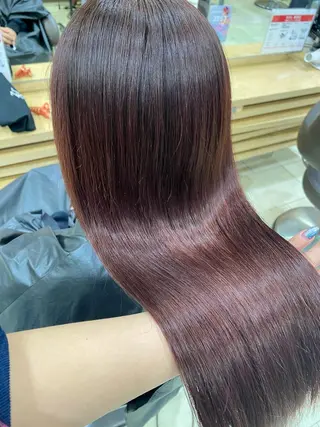ロング カラー ヘアアレンジ TSUNA 🌙 Lim 五反田のマツエク・マツパデザイン