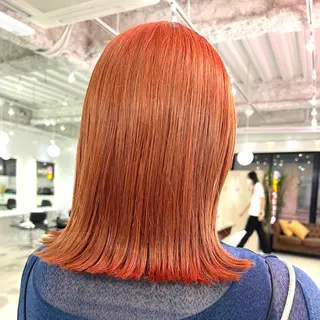 ミディアム カラー 朝が楽になるパーマ /ミリヤのヘアスタイル