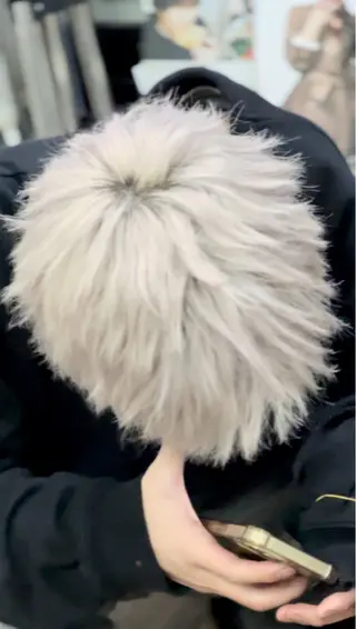 カラー メンズ 山﨑 雅史のヘアスタイル