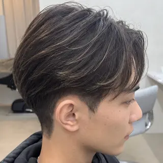 メンズ シースルーマッシュ 🍒毛流れ🖤アヤネのヘアスタイル