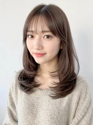 ミディアム 乾かすだけで美髪✨ 髪質改善専門/鈴木遼のヘアスタイル