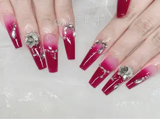 ロング Quick Sukarupuのネイルデザイン
