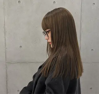 ミディアム カラー パーマ ヘアアレンジ ☘️透明感カラー☘️ レイヤー/コウスケのヘアスタイル