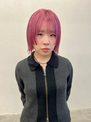 ショート カラー 横浜/ブリーチ/ ダブルカラー/RINのヘアスタイル