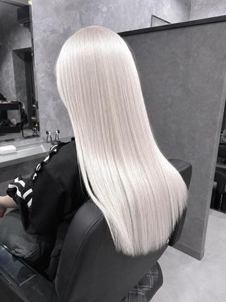 ロング カラー 髪質改善心斎橋 namelessのヘアスタイル