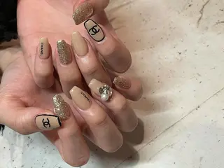 ネイル 韓国/ワンホン/長さ 出しつけ放題🎀のネイルデザイン